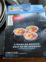 Mise en bouche noix de Saint Jacques et risotto aux morilles