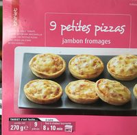 9 petites pizzas