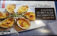 6 Huîtres de Bretagne au Sabayon - Muscadet