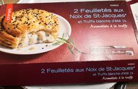 2 feuilletés aux noix de St Jacques