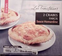 Crabe farci sauce homardine