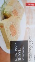 4 Tranches de terrine au saumon