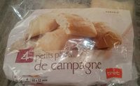 4 petits pains de campagne