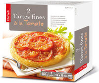 2 tartes fines à la tomate