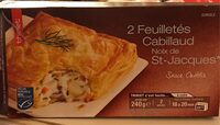 Feuilletés Cabillaud Noix de St Jacques