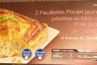Feuillete poulet jaune