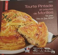 Tourte pintade et brisures de morilles