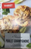 Paniers poulet champignons