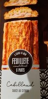 Feuilleté cabillaud sauce citron
