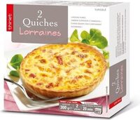 2 quiches lorraines