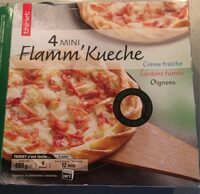 4 mini Flamm'kueche