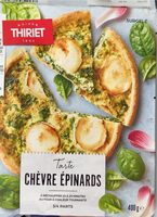 Tarte chevre épinards