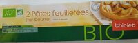 2 Pâtes feuilletées Pur beurre