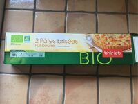 Pate brisée surgelée