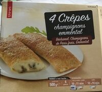 Crêpes champignons emmental