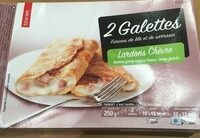 2 galettes lardons chèvre
