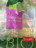 Courgettes en rondelles