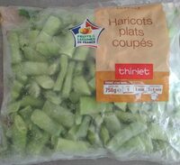 Haricots plats coupés