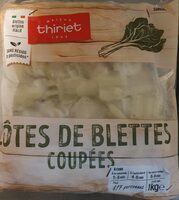 Côtes de blettes coupées