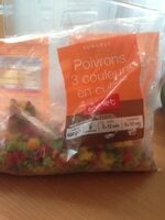 Poivrons 3 Couleurs En Cubes