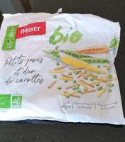 Petits pois et duo de carottes