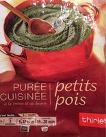 Purée cuisinée de petits pois