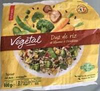 Duo de riz et légumes à l'asiatique