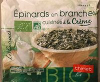 Épinards en Branche à la Crème