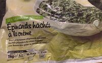 Epinards haché a la creme