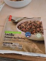 Lentilles cuisinées aux LARDONS.