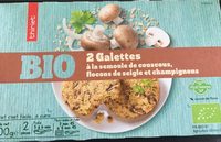 Galettes bio semoule de couscous