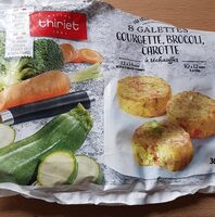 Galettes courgette, brocoli, carotte