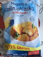 Nuggets de colin d'Alaska et Mozzarella