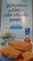 Filets de colin d'Alaska panés
