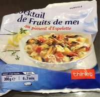 Cocktail fruits de mer au piment d’espelette