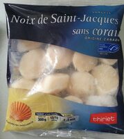 Noix de saint Jacques sans corail