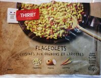 Flageolets cuisinés aux oignons et carottes