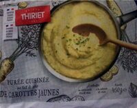 Puree cuisinee lait de coco de carittes jauned