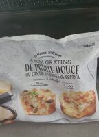 4 mini gratins de patate douce au cantal & graines de courge