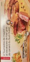 Tournedos de magret de canard et escalopes de foie gras