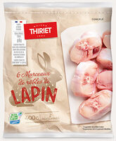 6 Morceaux de râbles de lapin
