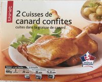 2 cuisses de canard confites