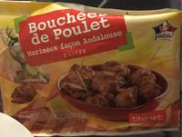Bouchées de poulet marinées façon Andalouse cuites