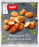 Morceaux de filet de poulet panés épicés