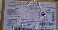 Steaks haches surgeles 40