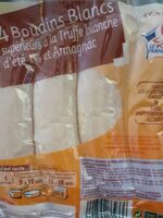 Boudins blancs truffe blanche