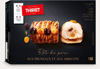Rôti de porc aux pruneaux et aux abricots