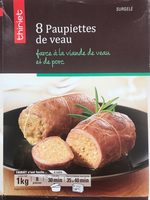 8 paupiettes de veau