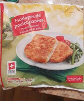 Escalopes de poulet panées