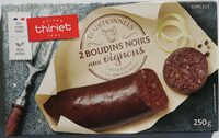 Boudin noir aux oignons